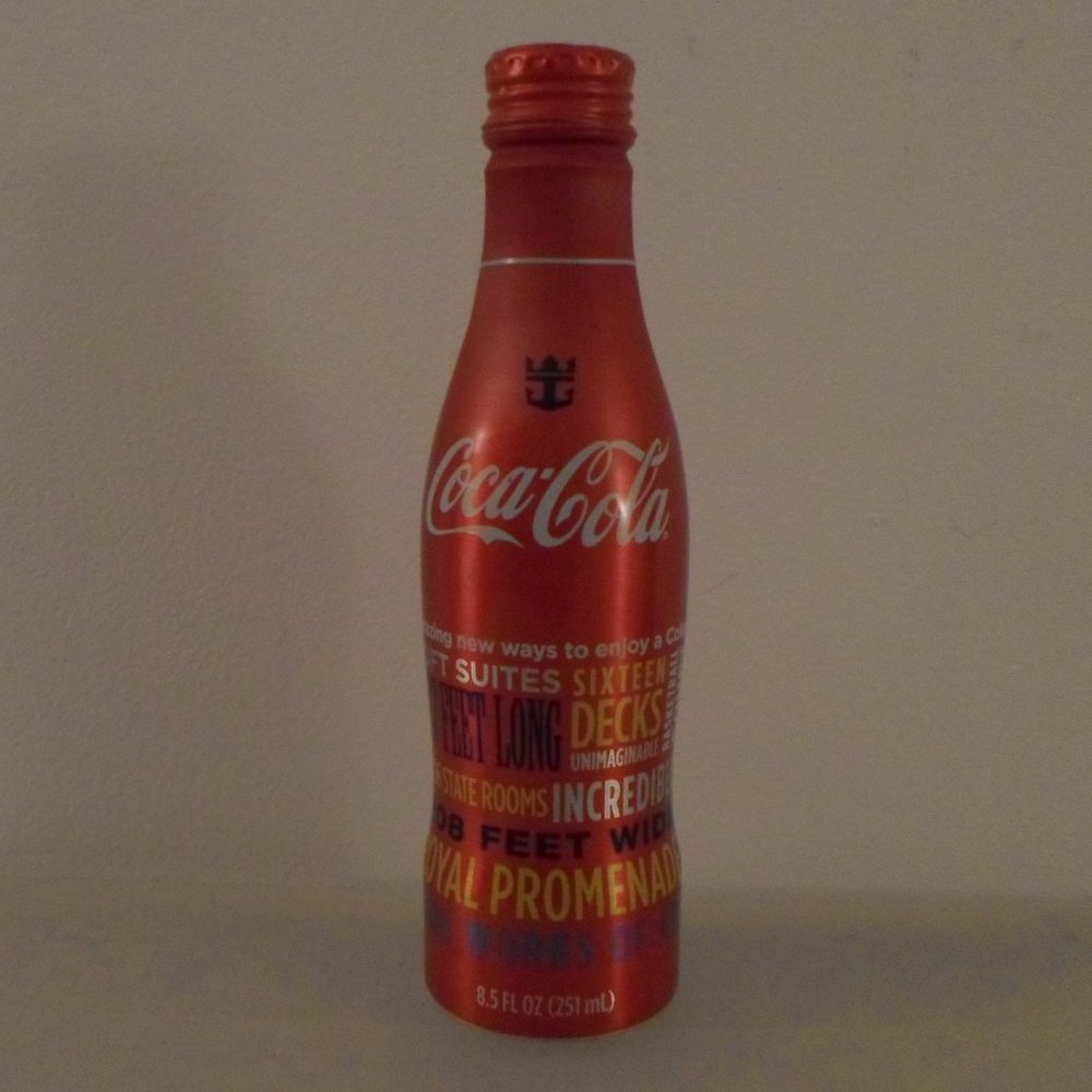 Royal Caribbean Cruise Lines Oasis of the Seas Inaugural Season Coke Bottle